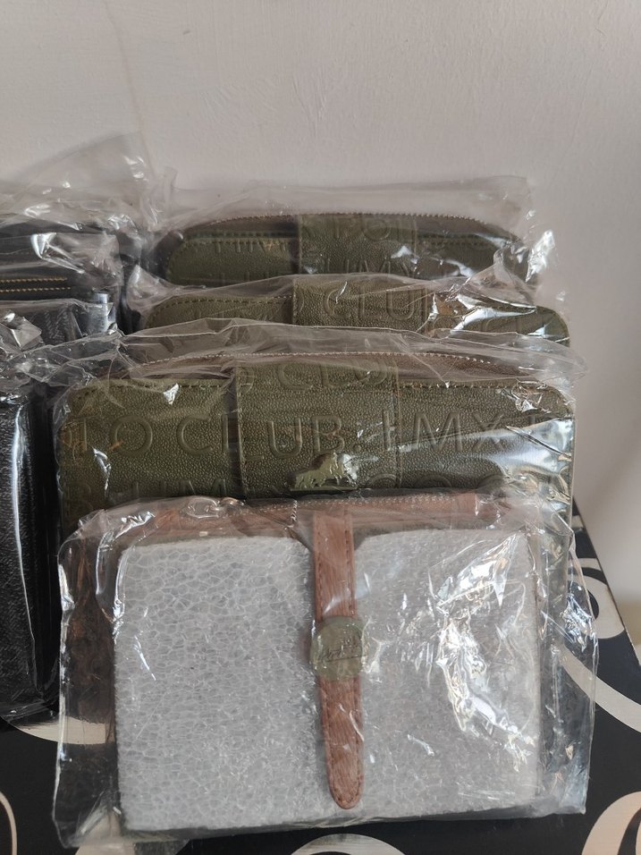 Kadın Deri Fermuarlı Haki Cüzdan - Görsel 5