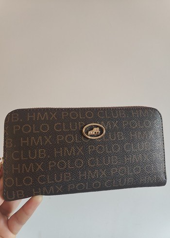 U.S Polo Assn. Kahverengi Deri Fermuarlı Kadın Cüzdan