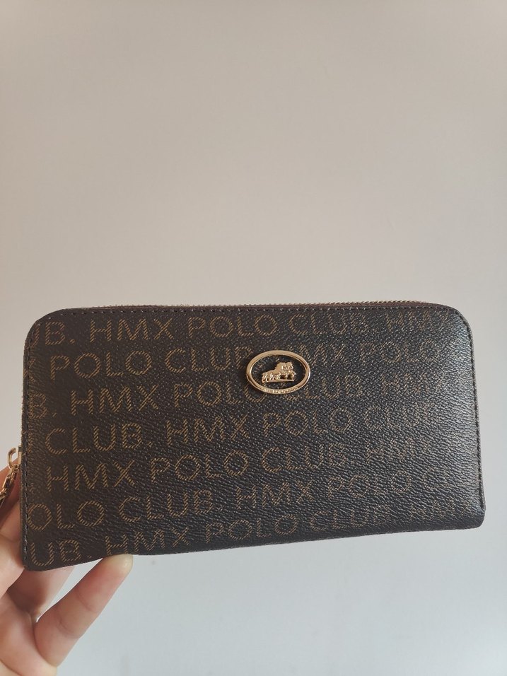 Kahverengi Deri Fermuarlı Kadın Cüzdan - Görsel 2