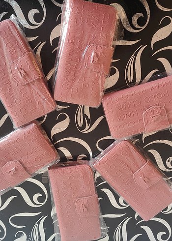  Beden Pembe Deri Fermuarlı Kadın Cüzdanı