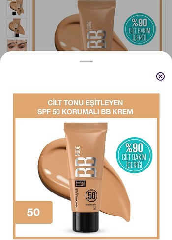 Maybelline Fit Me BB Krem SPF 50 Beige - Görsel 3