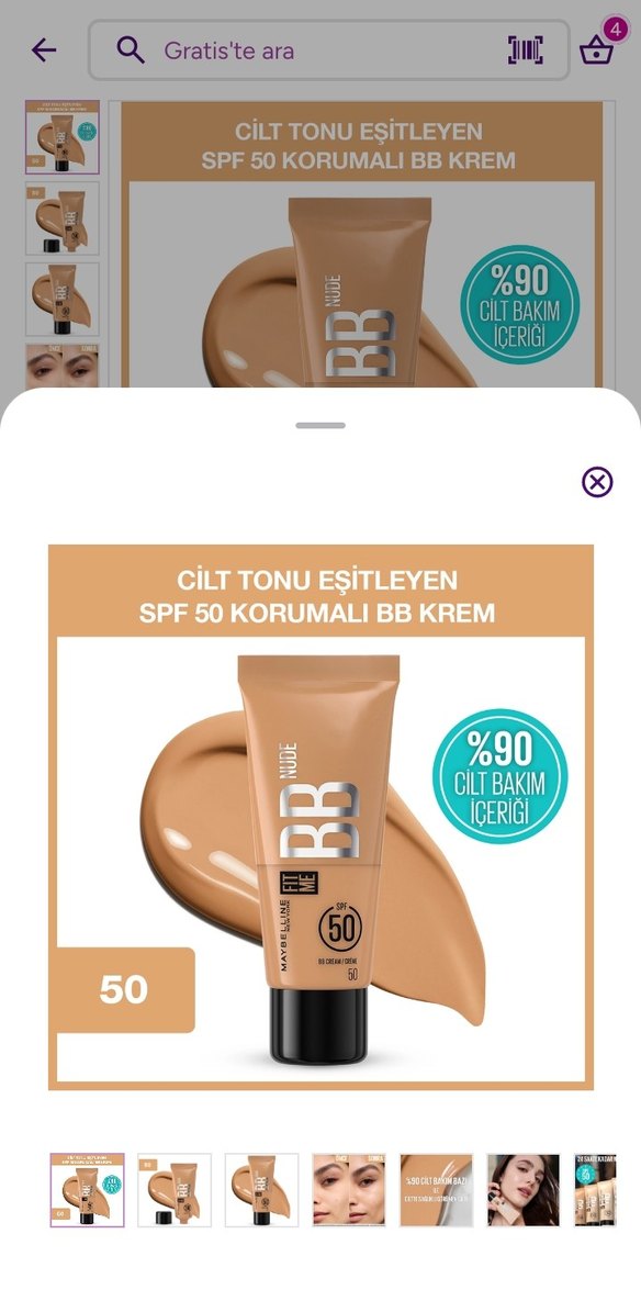 Maybelline Fit Me BB Krem SPF 50 Beige - Görsel 3