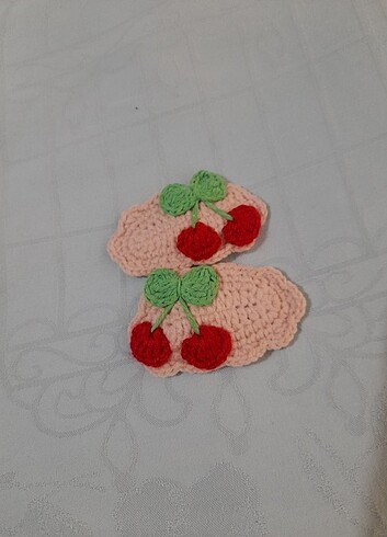 Kirazlı tokalı çanta - Görsel 6