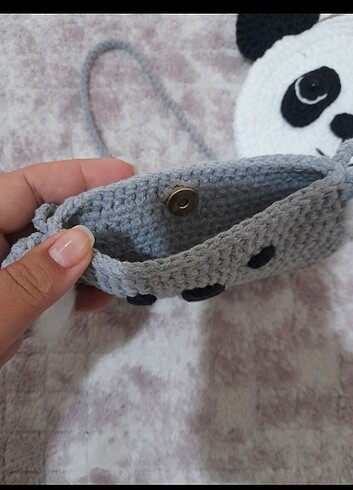 Örgü çocuk çanta - Görsel 2