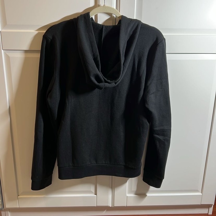 PİNK Fermuarlı Siyah Kapüşonlu Sweatshirt - Görsel 2