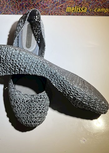 Melissa Xcampal Gri Örgü Kadın Babet - Görsel 3