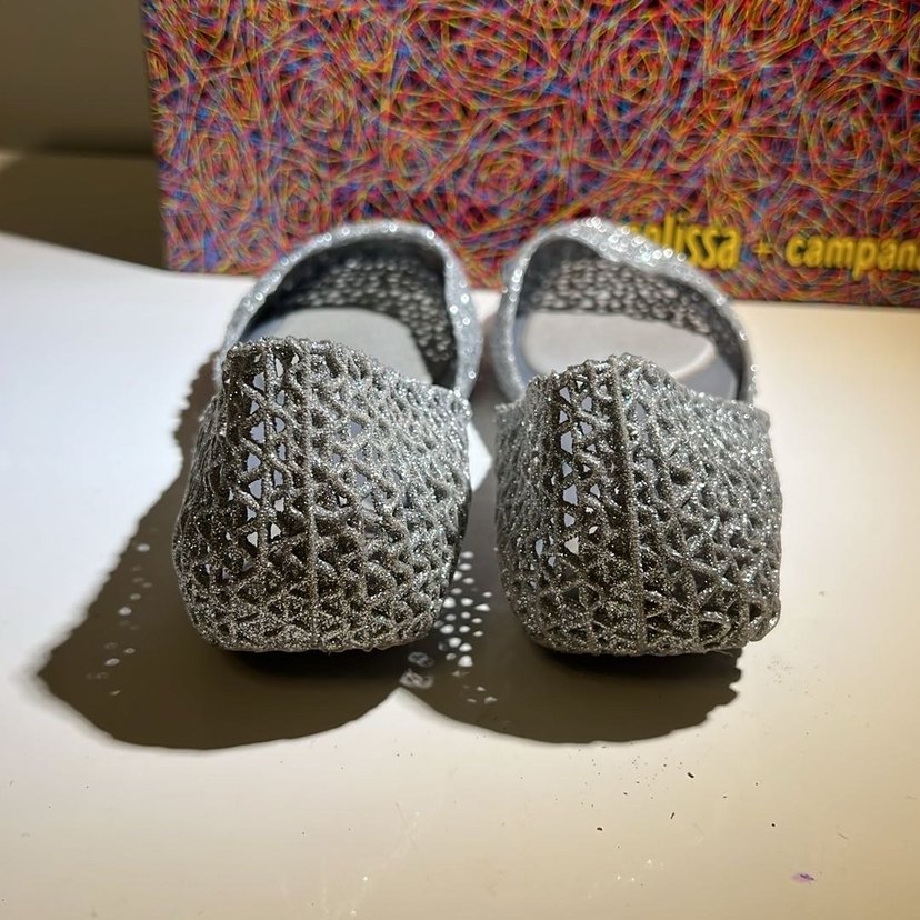 Melissa Xcampal Gri Örgü Kadın Babet - Görsel 4