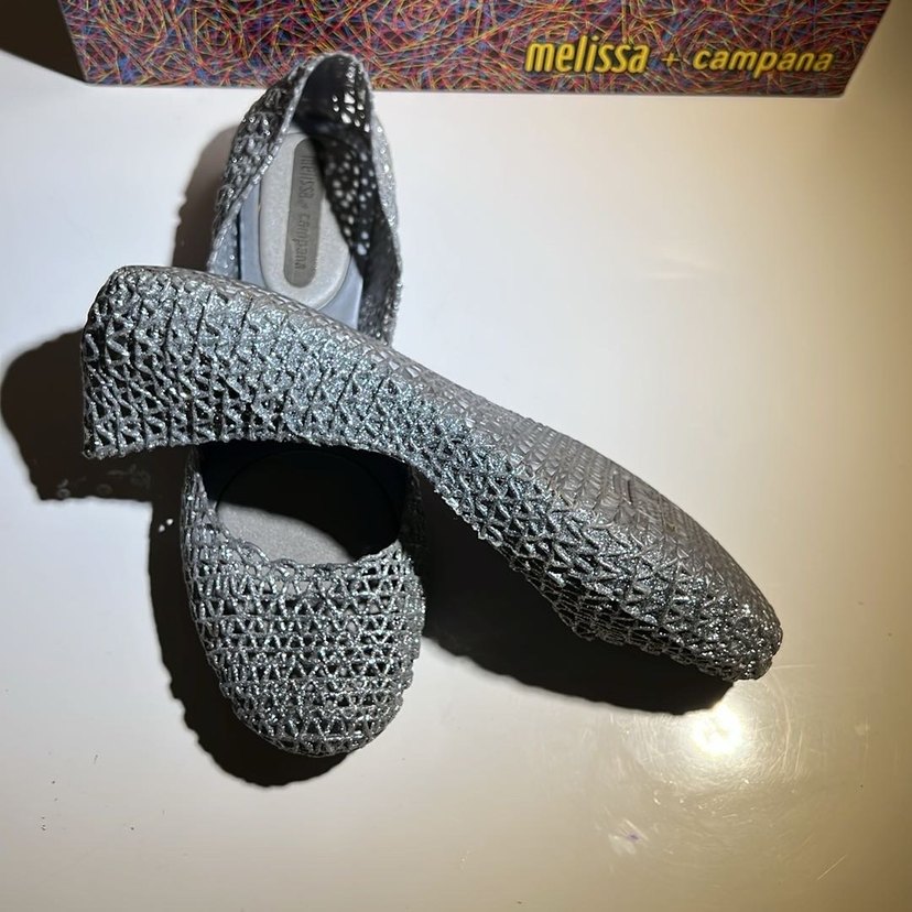 Melissa Xcampal Gri Örgü Kadın Babet - Görsel 3