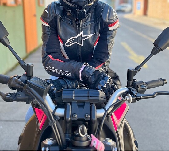 Alpinestar motorcu ceketi deri