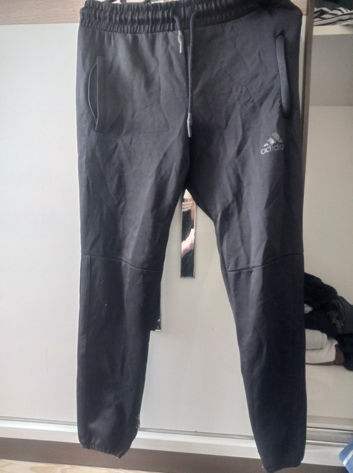 Erkek Siyah Climalite Outdoor Eşofman Altı - Görsel 3