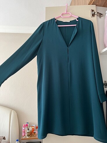Mango Krep kumaş tunik