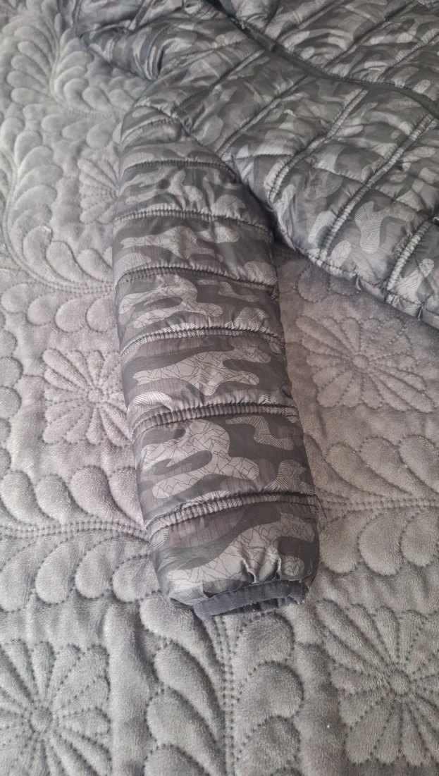 Gri Kamuflaj Desenli Erkek Çocuk Mont - Görsel 3