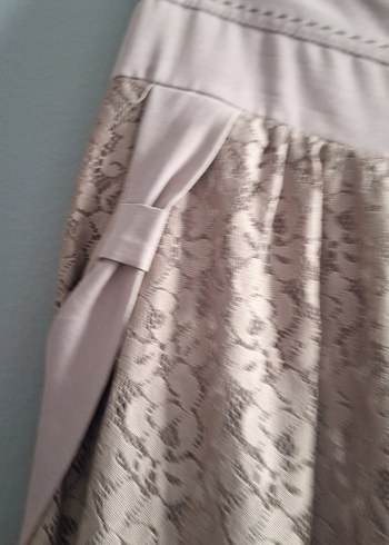 Bohem Düğün Nakışlı Bej Broş - Görsel 2