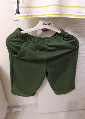 11-12 Yaş Erkek Bebek Kısa Kollu Yeşil Takım - Görsel 5