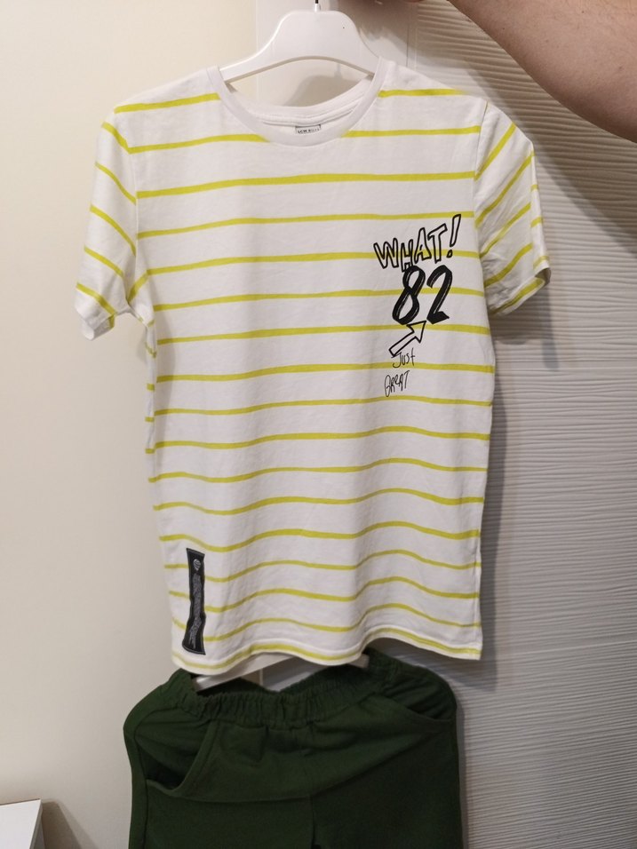 11-12 Yaş Erkek Bebek Kısa Kollu Yeşil Takım - Görsel 4