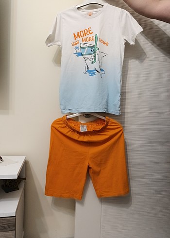 11-12 yaş Erkek Kısa Kollu Baskılı Takım - Görsel 2
