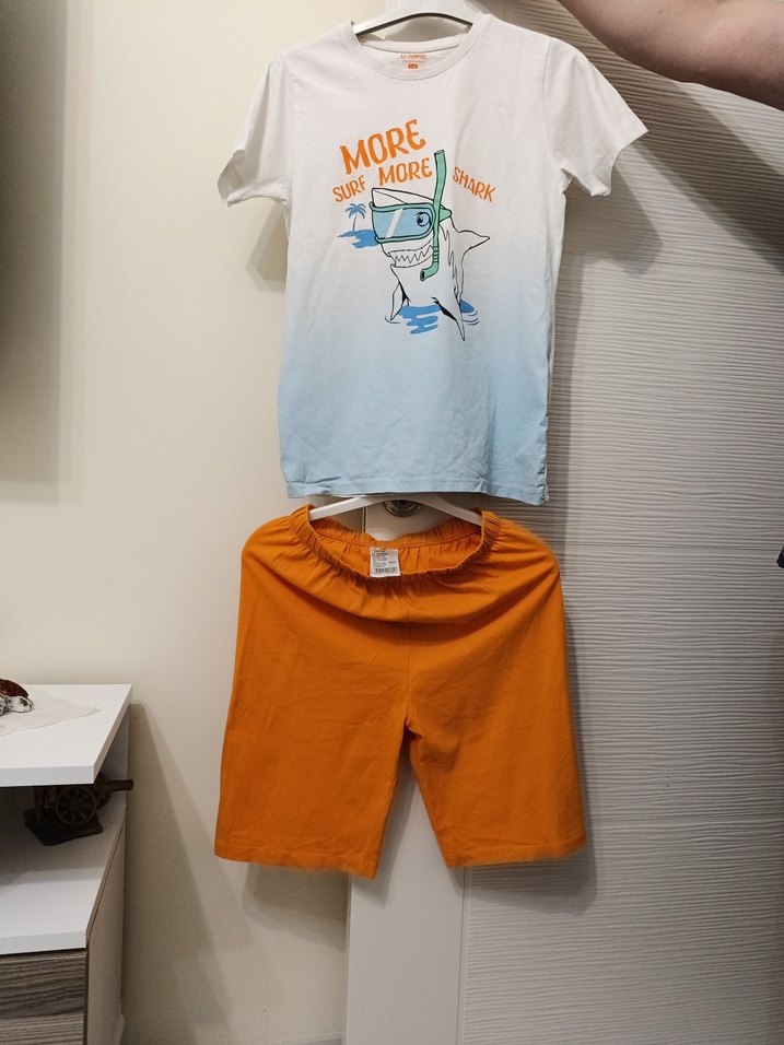 11-12 yaş Erkek Kısa Kollu Baskılı Takım - Görsel 2