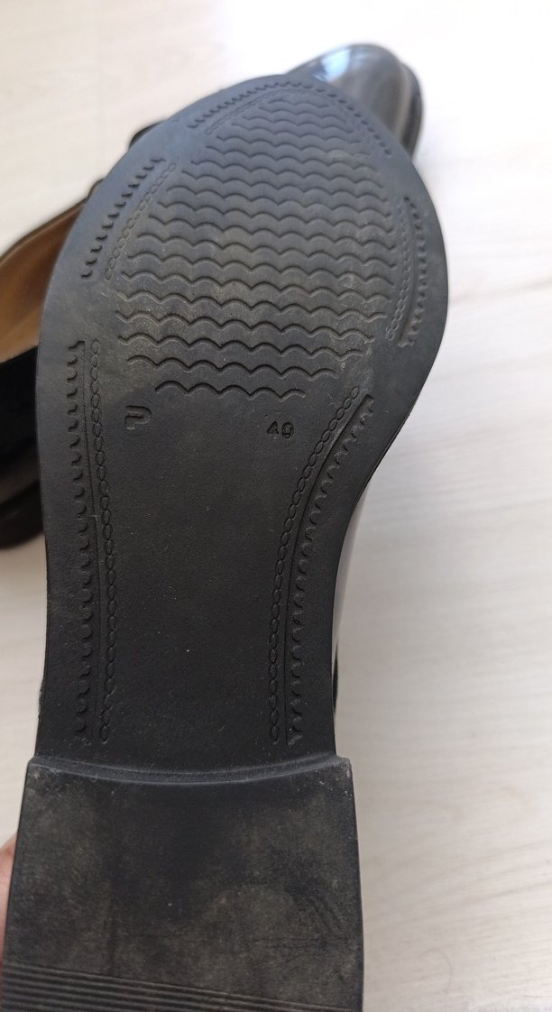 Siyah Parlak Klasik Erkek Ayakkabı - Görsel 4