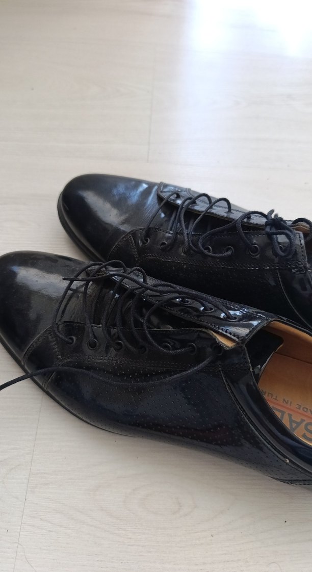 Siyah Erkek Klasik Deri Ayakkabı - Görsel 5