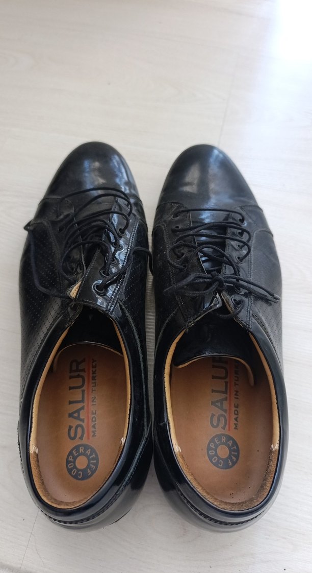 Siyah Erkek Klasik Deri Ayakkabı - Görsel 4