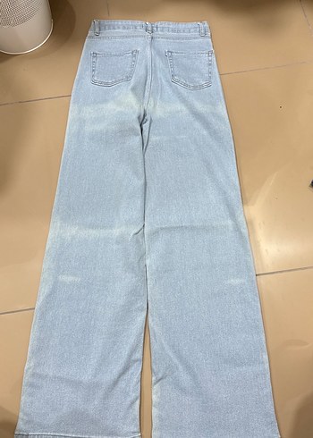 Diğer Bej Kadın Midi Denim Pantolon
