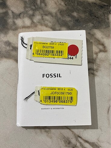 Beden Fossil Saat Bileklik set