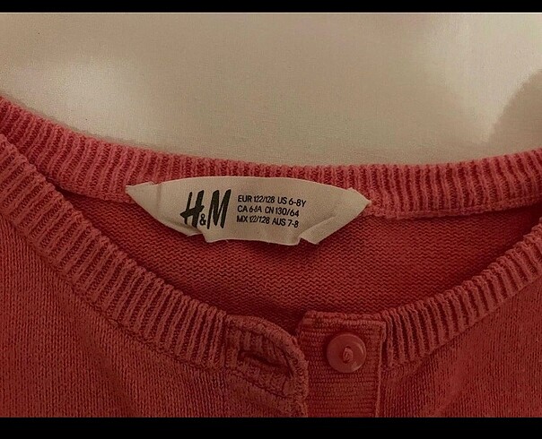 9 Yaş Beden 3 H&M Hırka
