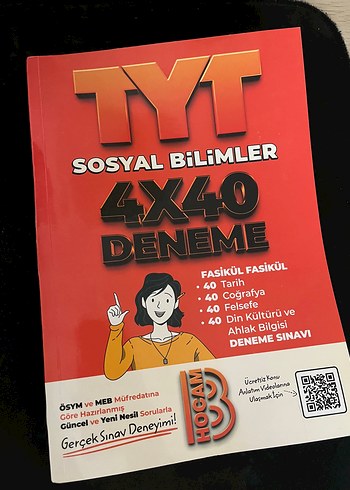 TYT Sosyal Bilimler 4x40 Deneme