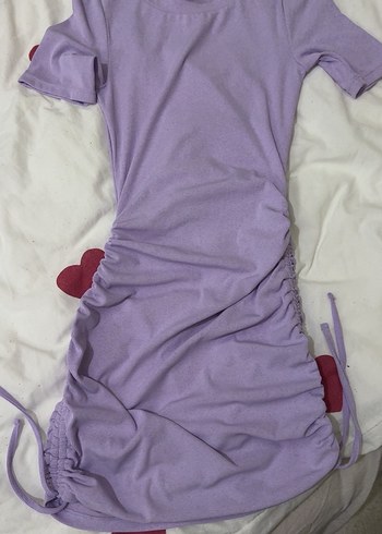 Pastel Mor Pamuklu Hamile Tişörtü - Görsel 2