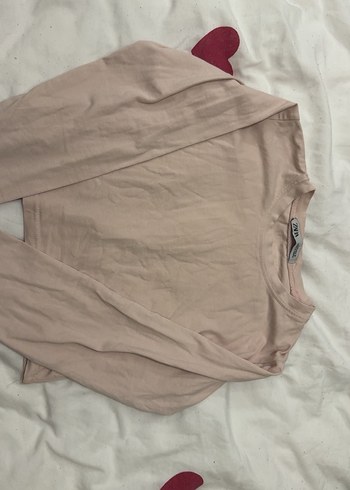 Pembe Uzun Kollu Kız Tişörtü - Görsel 2