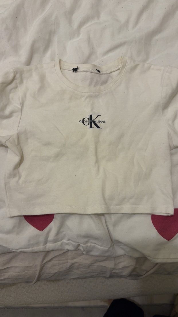 Kız Çocuk Beyaz Baskılı Kısa Kollu Tişört - Görsel 2