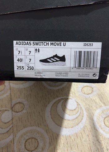 Adidas Siyah Beyaz Erkek Spor Ayakkabı - Görsel 5