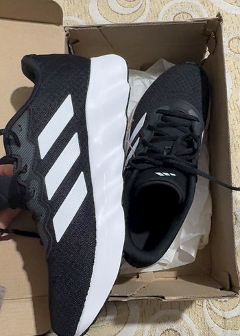 Adidas Siyah Beyaz Erkek Spor Ayakkabı - Görsel 6