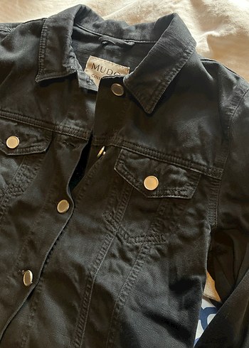 Mudo Dugmeli Kadin Denim Kot Ceket