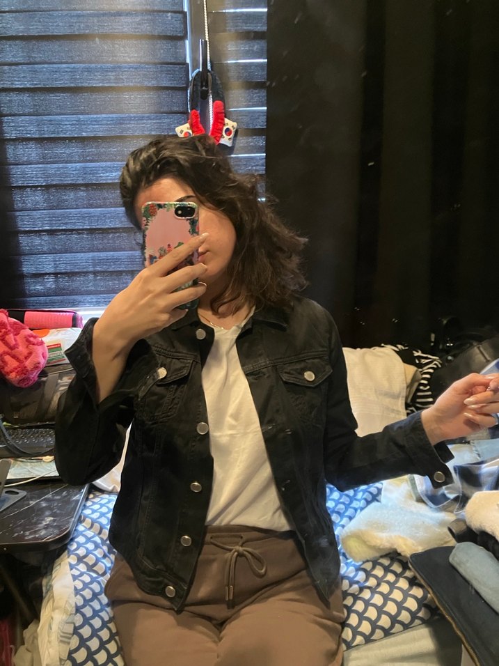 MUDO Düğmeli Kadın Denim Kot Ceket — görsel 2/6