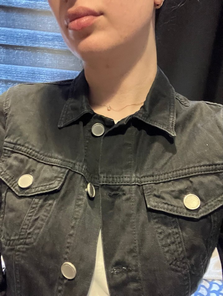 MUDO Düğmeli Kadın Denim Kot Ceket — görsel 3/6