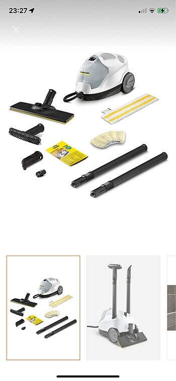Karcher Sc4 Easyfix Beyaz Buharlı Temizleyici