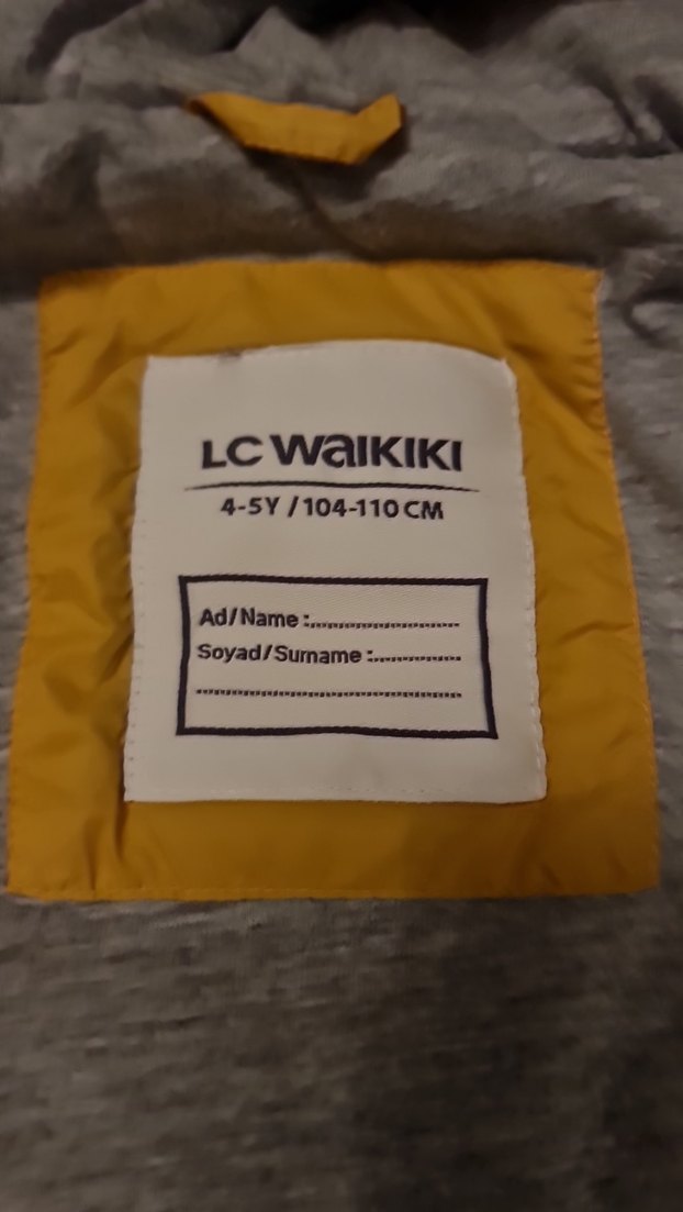 Kapüşonlu Sarı Erkek Çocuk Yelek - Görsel 3