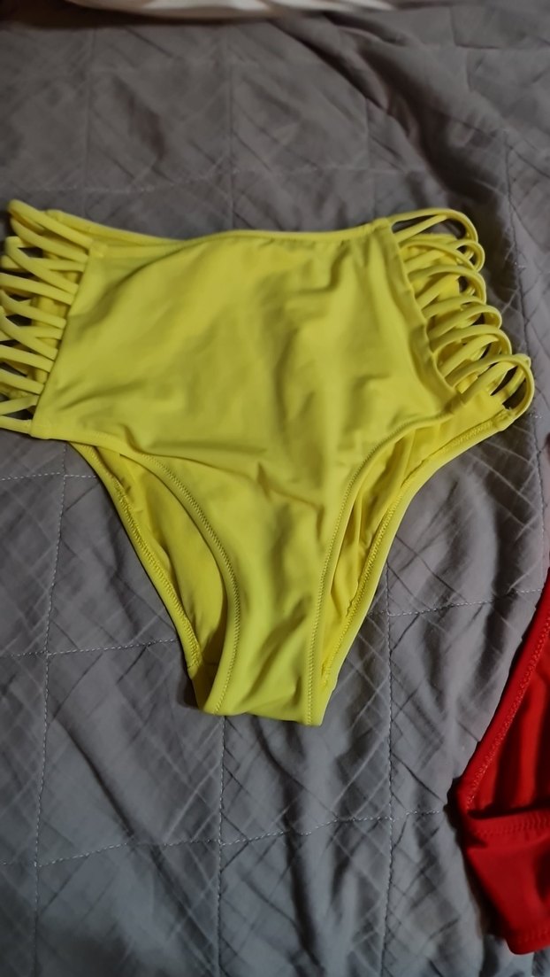 Beyaz Dantel Detaylı pareo ve bikini alti - Görsel 4