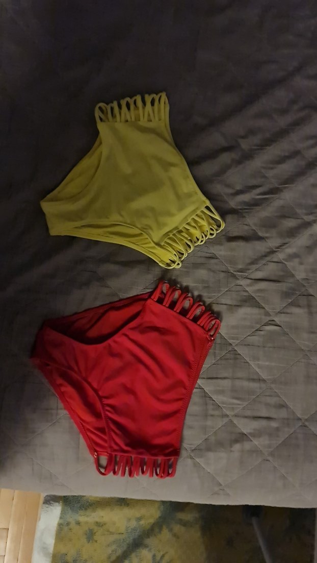 Beyaz Dantel Detaylı pareo ve bikini alti - Görsel 3