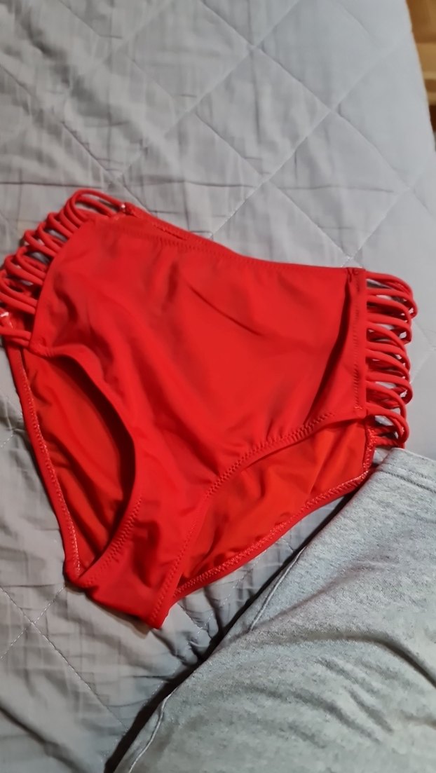 Beyaz Dantel Detaylı pareo ve bikini alti - Görsel 5