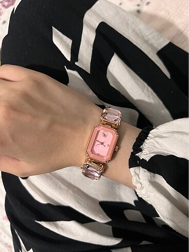 Swarovski taşlı saat