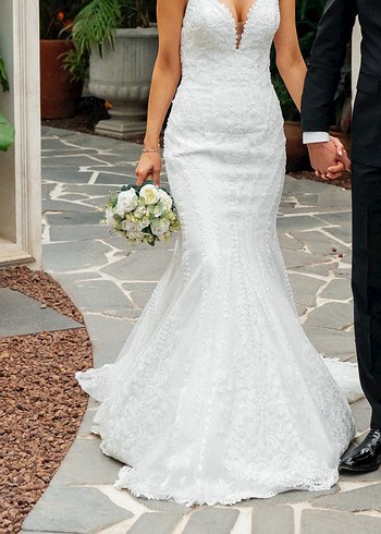 Balık Beyaz Gelinlik - Görsel 6