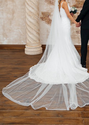 Balık Beyaz Gelinlik - Görsel 5