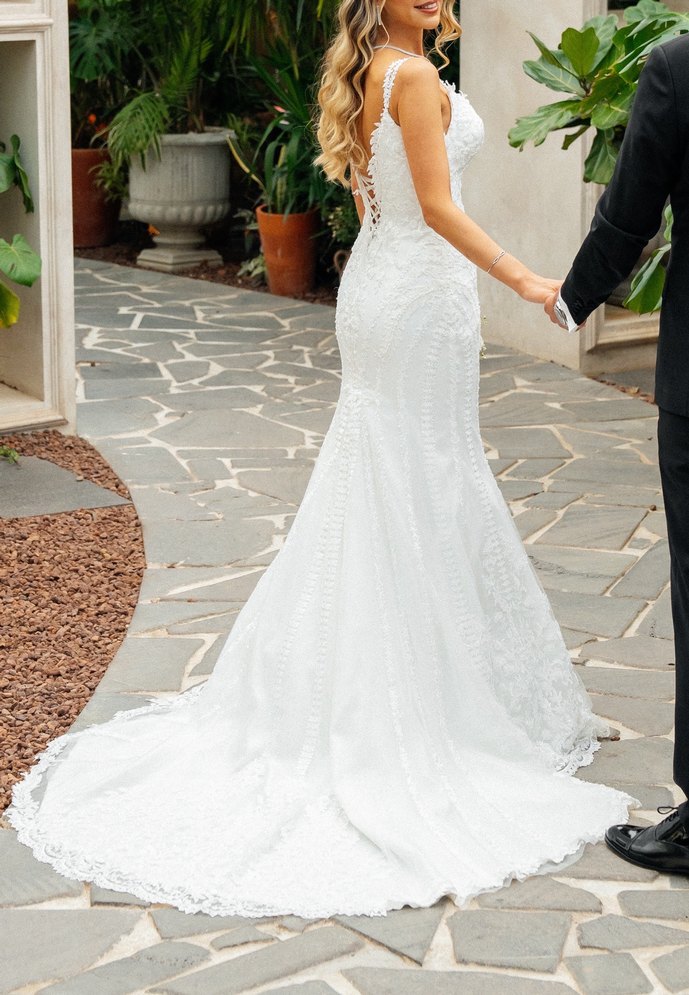 Balık Beyaz Gelinlik - Görsel 2