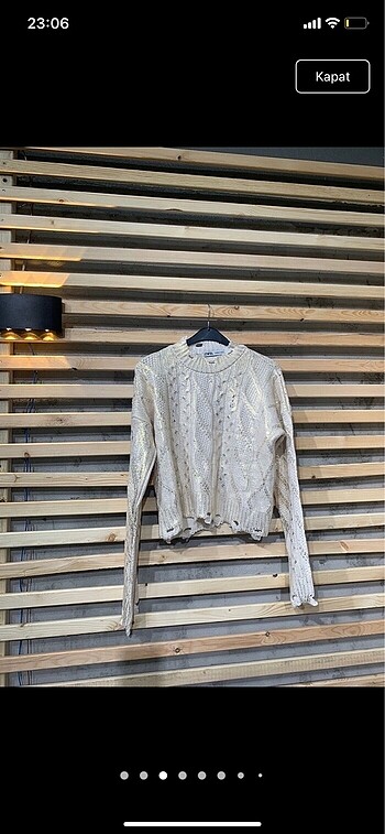 Zara varaklı kazak - Görsel 4