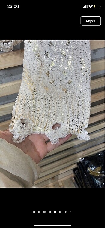 Zara varaklı kazak - Görsel 6