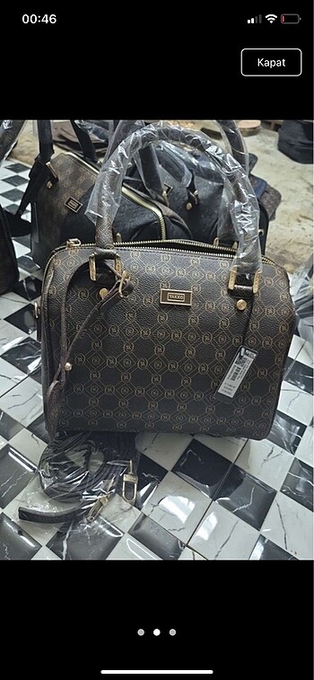Vakko 25 cm mini speedy çanta