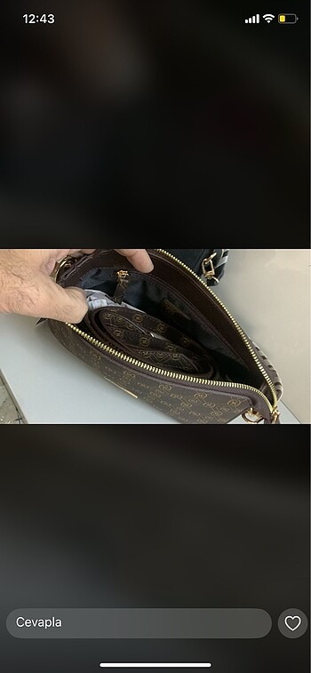 Beden Vakko sapı örgülü çanta