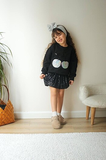 Bayramlık balon etekli takım - Görsel 2